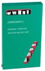 Набір кутових ключів Jonnesway H15M105S SPLINE М-профіль 5 шт.