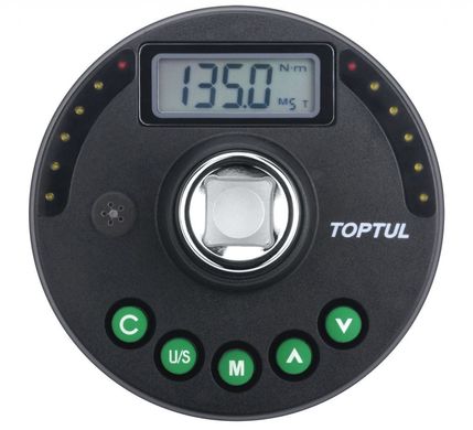 Цифровий динамометричний адаптер і шкала довороту TOPTUL DTA-340A 1/2 "17-340 Нм