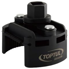Знімач масляного фільтра універсальний 80-115 мм 1/2 " ключ 22 мм TOPTUL JDCA0112